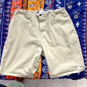 LRG (lifted research group) khaki comfortable shorts with string adjustment